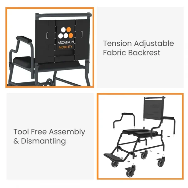 2000 Commode Wheelchair