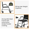 2000 Commode Wheelchair
