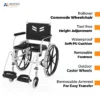 Prime SAS100 | Attendant Propelled Shower Commode Wheelchair