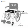 Prime SAS100 | Attendant Propelled Shower Commode Wheelchair