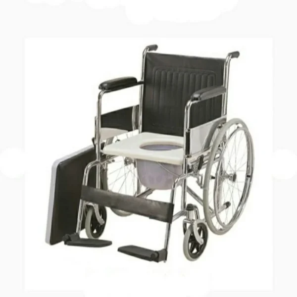 Folding Commode Easy Care Wheelchair
