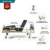 Deluxe Fowler manual bed