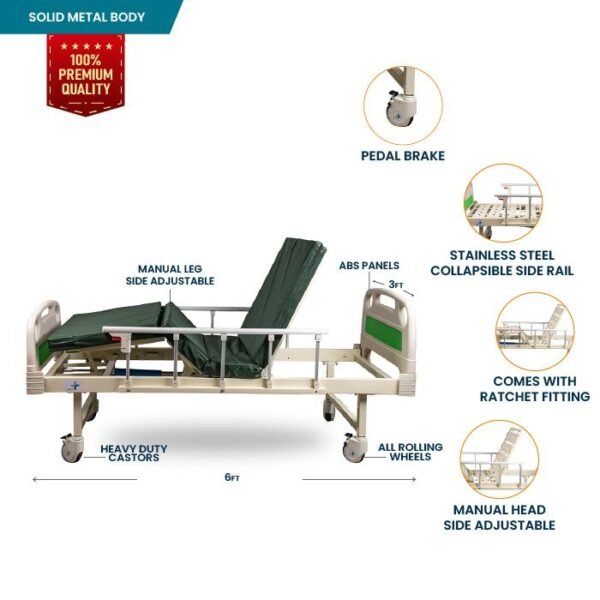 Deluxe Fowler manual bed